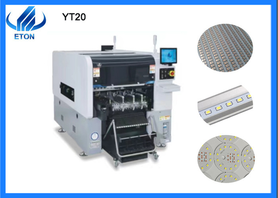 YT20 SMTの一突きおよび場所機械0201~40*40mmのテープ リールのパッケージおよびICの皿の送り装置に適用するため