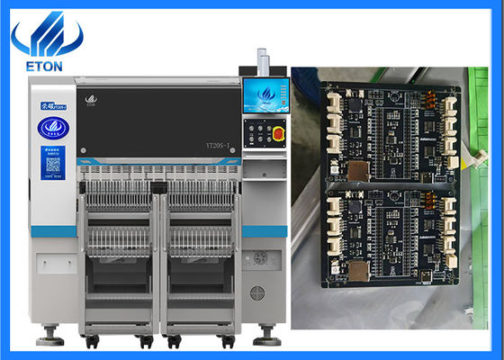 調整可能な速度 SMT ピックアンドプレイス マシン 20 スピンドル ダブルガントリー モジュールICトレイ 互換性