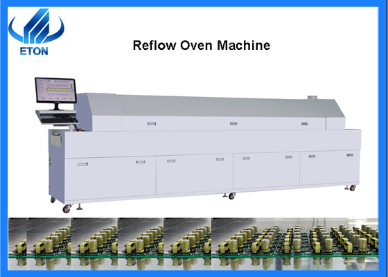 2000mm/Min SMTの退潮のオーブンSmtは上部の8熱気の暖房を機械で造る