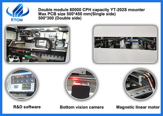 超高度の精密はSMTが機械を選び、置く0201の部品を取付けることができる