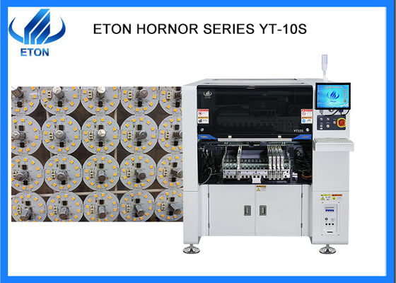 理性的な45000の容量LED PCBアセンブリ機械SMTは置く10の頭部が付いている機械を選ぶ