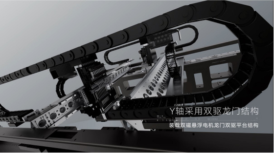 SMT 10 ヘッド ピック アンド プレイス マシン LED 照明 / 500 * 470mm マックス PCB