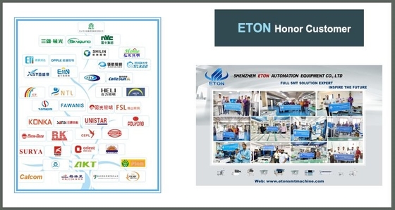双重配置ヘッド 合計 20 ヘッド SMT マシン 98000CPH ETON YT20S PCB 組み立て機械