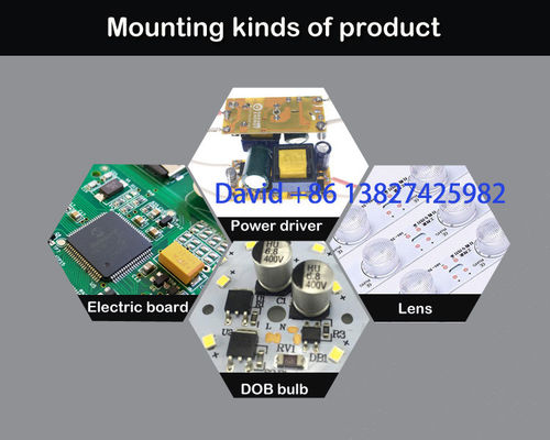 45000CPH 12 ヘッド 28 フィッダ Led ランプ SMT 製造 機械 照明 生産ライン