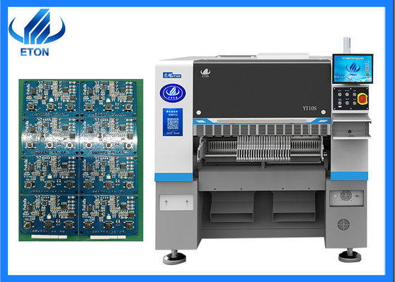 10 高精度電源板と太陽光PCBのマウントのためのスピンドル自動化SMT機器