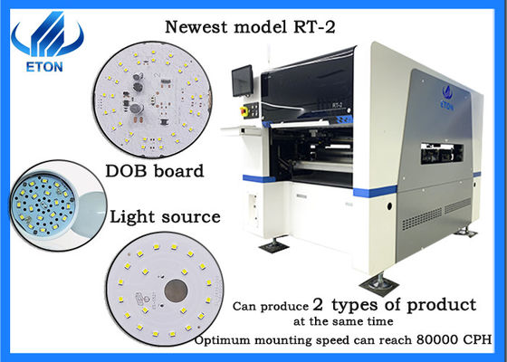 20ノズルSMTの土台機械二重モジュール2の柵PCB SMTアセンブリ機械