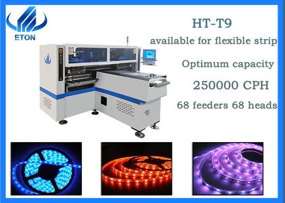 250mm*any長さPCB 5のデジタル カメラ250000CPHは適用範囲が広いストリップSMTの土台機械を導いた