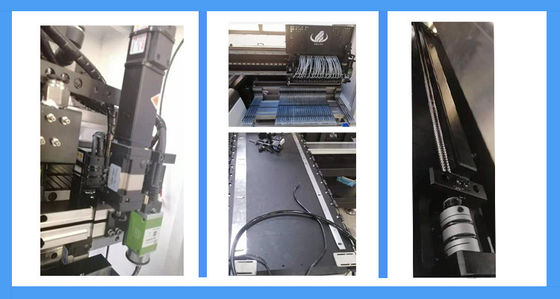 LEDの破片SMTの生産ライン高精度45000 CPH SMTの一突きおよび場所機械